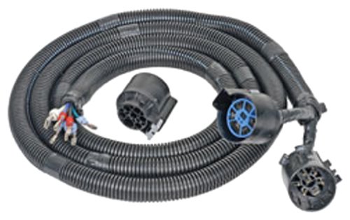 Pollak 11-932 5th Wheel and Gooseneck Trailer Connector Wiring Harness with T-Connector